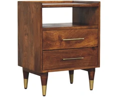 Artisan Furniture Valenza mango medienos naktinis staliukas