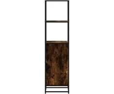 Highboard Rūkytas ąžuolas 35,5x35x139 cm Mediena ir metalas