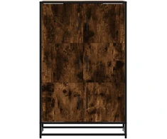 Highboard Rūkytas ąžuolas 68x35x106,5 cm Mediena ir metalas
