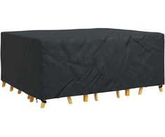 Baldų uždangalas Paprastas Juoda 220 x 190 x 85 cm 210D