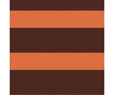 Balkono pertvara, oranžinė ir ruda, 120x600cm, oksfordo audinys