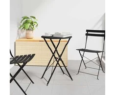 Bistro stalas Antracitas Ø 50 x 71 cm Miltelinis plienas