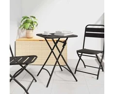 Bistro stalas Antracitas 55 x 55 x 72,5 cm Miltelinis plienas