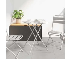 Bistro stalas Smėlio 55 x 55 x 72,5 cm Miltelinis plienas