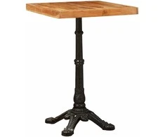 Bistro stalas Ruda 50 x 50 x 76 cm Kietos akacijos mediena
