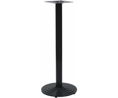 Bistro stalo kojelė Juoda Ø43x107 cm Ketaus