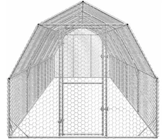 Chicken Run 2,5x10x2,25 m cinkuotas plienas