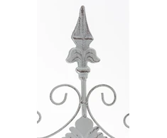Clp Trading Grotelė augalams Burgus 122 x 35 cm antikvarinė balta