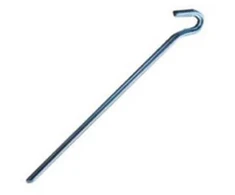 CLP Trading GmbH 2 dalių gruntinių inkarų rinkinys 30 cm 1 dalis, sidabrinis