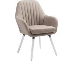 Clp Trading Kėdė Florian Fabric rusvos spalvos, balta
