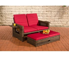 Clp Trading Mville Sofa Ancona rubino raudonos spalvos 5 mm