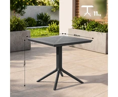 Clp Trading Stalas „Lenval“ 80x80 cm