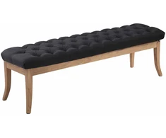 Clp Trading Sėdimoji suolelė „Ramses“, audinys, senovinio atspalvio šviesus, 150 cm