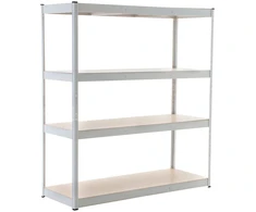 Clp Trading Mville CLP Steckregal stelažas 160x60x180 cm, baltas, metalinis