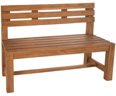 Clp Trading Mville Medinis sodo suoliukas Augusta 150 cm, tikmedžio spalvos