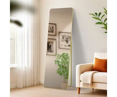 Clp Trading Mville Veidrodis CLP Gurnee, 160x50 cm, auksinis blizgus