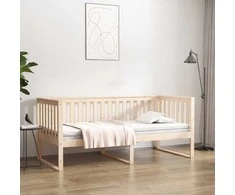 Dieninė lova be čiužinio 100x200 cm Pušies masyvo