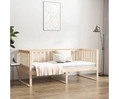 Dieninė lova be čiužinio 100x200 cm Pušies masyvo