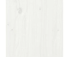 Dieninė lova be čiužinio Balta 75x190 cm medžio masyvo pušis