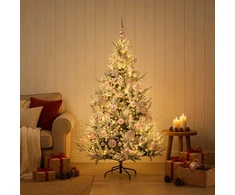 Dirbtinė kalėdinė eglutė su rutuliuku 120 cm 150 LED