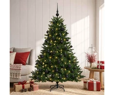 Dirbtinė kalėdinė eglutė su rutuliuku 120 cm 150 LED