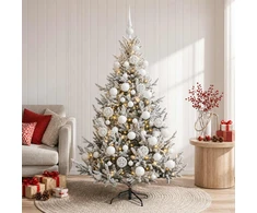 Dirbtinė kalėdinė eglutė su rutuliuku 150 cm 150 LED
