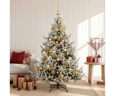 Dirbtinė kalėdinė eglutė su rutuliuku 150 cm 150 LED