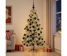Dirbtinė kalėdinė eglutė su rutuliuku 180 cm 300 LED