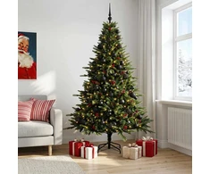 Dirbtinė kalėdinė eglutė su rutuliuku 210 cm 300 LED