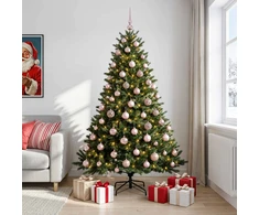 Dirbtinė kalėdinė eglutė su rutuliuku 210 cm 300 LED
