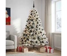 Dirbtinė kalėdinė eglutė su rutuliuku 240 cm 300 LED