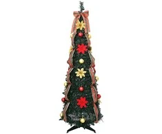 Dirbtinė Kalėdų eglutė su 100 LED s stovu Žalia 155 cm PVC
