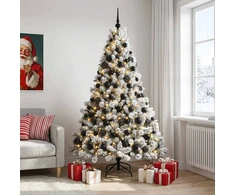 Dirbtinė Kalėdų eglutė su burbulais 240 cm 300 LED Šilta balta