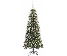 Dirbtinė Kalėdų eglutė Žalia 150 cm PVC, plastikas ir plienas