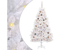 Dirbtinė Sulankstoma Kalėdų Eglutė 180 cm 300 LED Šilta balta