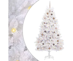 Dirbtinė Sulankstoma Kalėdų Eglutė 210 cm 300 LED Šilta balta