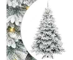 Dirbtinė Sulankstoma Kalėdų Eglutė 240 cm 300 LED Šilta balta