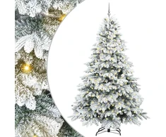 Dirbtinė Sulankstoma Kalėdų Eglutė 240 cm 300 LED Šilta balta