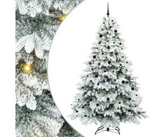 Dirbtinė Sulankstoma Kalėdų Eglutė 240 cm 300 LED Šilta balta
