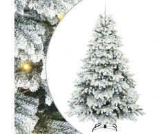 Dirbtinė Sulankstoma Kalėdų Eglutė 240 cm 300 LED Šilta balta