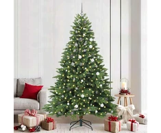 Dirbtinė Sulankstoma Kalėdų Eglutė 240 cm 300 LED Šilta balta