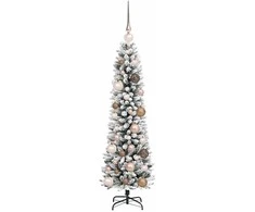 Dirbtinė Kalėdų eglutė Balta 120 cm PVC ir Metalas ir Plastikas