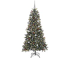 Dirbtinė Kalėdų eglutė Žalia 210 cm PVC, plastikas ir plienas