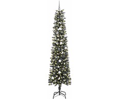Dirbtinė Kalėdų eglutė Žalia 240 cm PVC, plastikas ir plienas