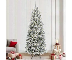 Dirbtinė Kalėdų eglutė su 300 LED s stovu Balta 240 cm