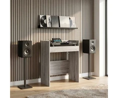 DJ stalas Pilka Sonoma 62 x 45 x 102 cm Apdirbta mediena