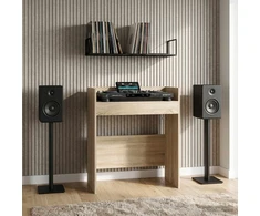 DJ stalas Sonoma ąžuolas 102 x 45 x 102 cm Apdirbta mediena