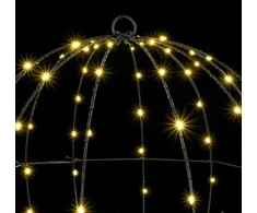 Dovana su 192 LED 2 pcs Šilta balta 40 x 40 x 43,5 cm metalas
