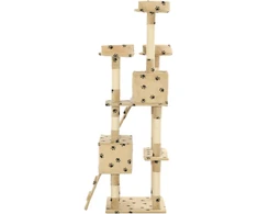 Draskyklė katėms su stovais iš sizalio, 170cm, smėlio sp. pėd.