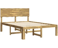 Lova Dviejų lovų rėmas su galvūgaliu ROSTOCK Balta 120 x 190 cm